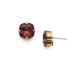 Sorrelli Halcyon Stud Birthstone Earrings - Antique Gold - Juli's Wearable Art