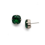 Sorrelli Halcyon Stud Birthstone Earrings - Antique Silver - Juli's Wearable Art