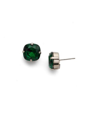 Sorrelli Halcyon Stud Birthstone Earrings - Antique Silver - Juli's Wearable Art