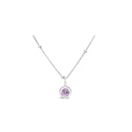 Stia Birthstone Necklaces in Silver - Juli's Wearable Art