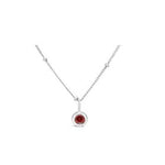 Stia Birthstone Necklaces in Silver - Juli's Wearable Art
