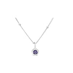 Stia Birthstone Necklaces in Silver - Juli's Wearable Art