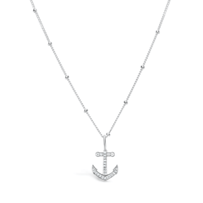 Stia by the Sea Pavé Anchor Necklace - Juli's Wearable Art