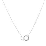 Stia Dainty Double Circle Necklaces - Juli's Wearable Art