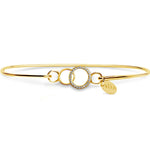 Stia Dainty Double Circle Pave Bracelet - Juli's Wearable Art