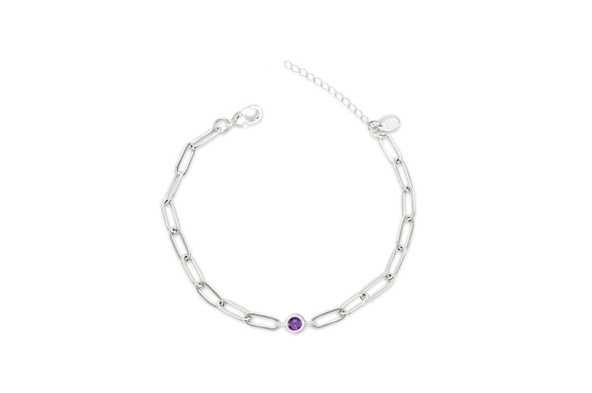 Stia Linked Birthstones & Beyond Silver Bracelets - Juli's Wearable Art