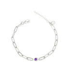 Stia Linked Birthstones & Beyond Silver Bracelets - Juli's Wearable Art