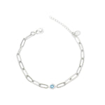 Stia Linked Birthstones & Beyond Silver Bracelets - Juli's Wearable Art