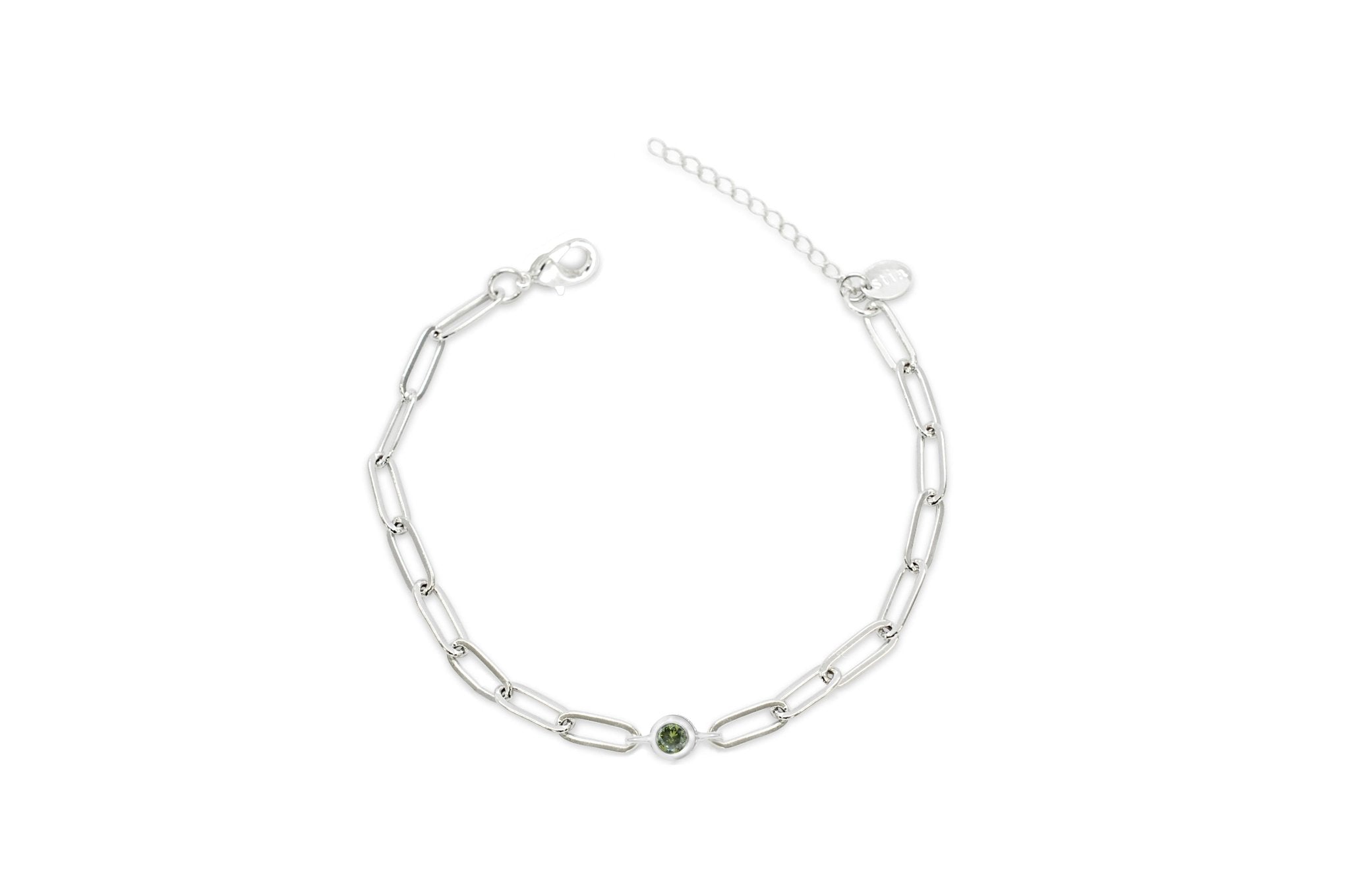 Stia Linked Birthstones & Beyond Silver Bracelets - Juli's Wearable Art