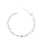 Stia Linked Birthstones & Beyond Silver Bracelets - Juli's Wearable Art