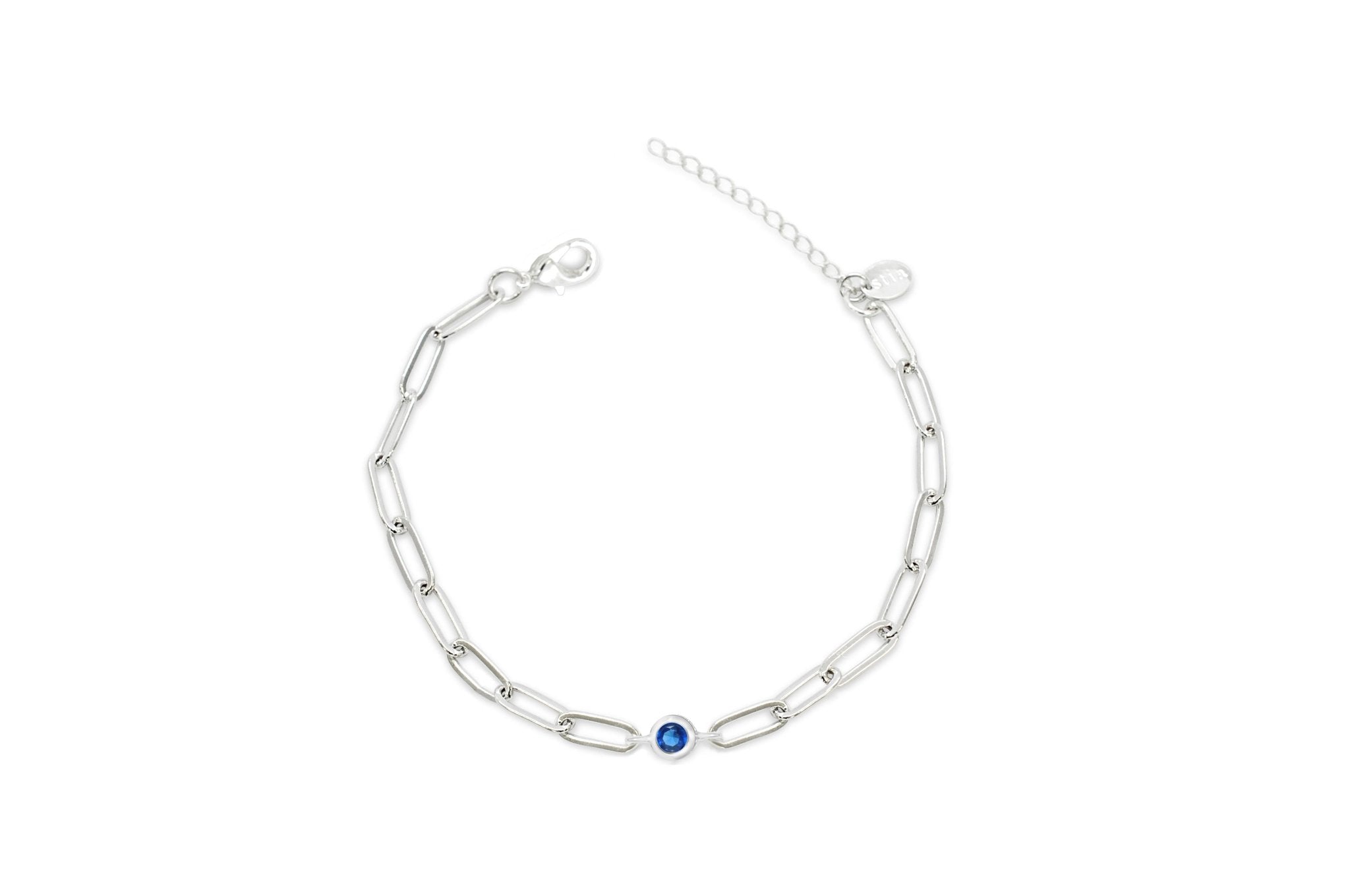 Stia Linked Birthstones & Beyond Silver Bracelets - Juli's Wearable Art