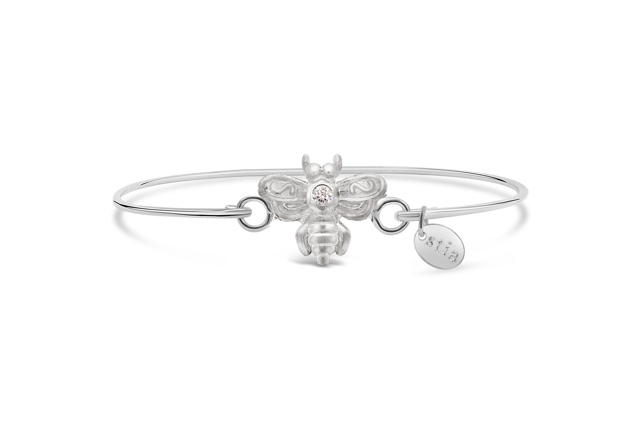 Stia Pave Icon Bee Bracelet - Juli's Wearable Art
