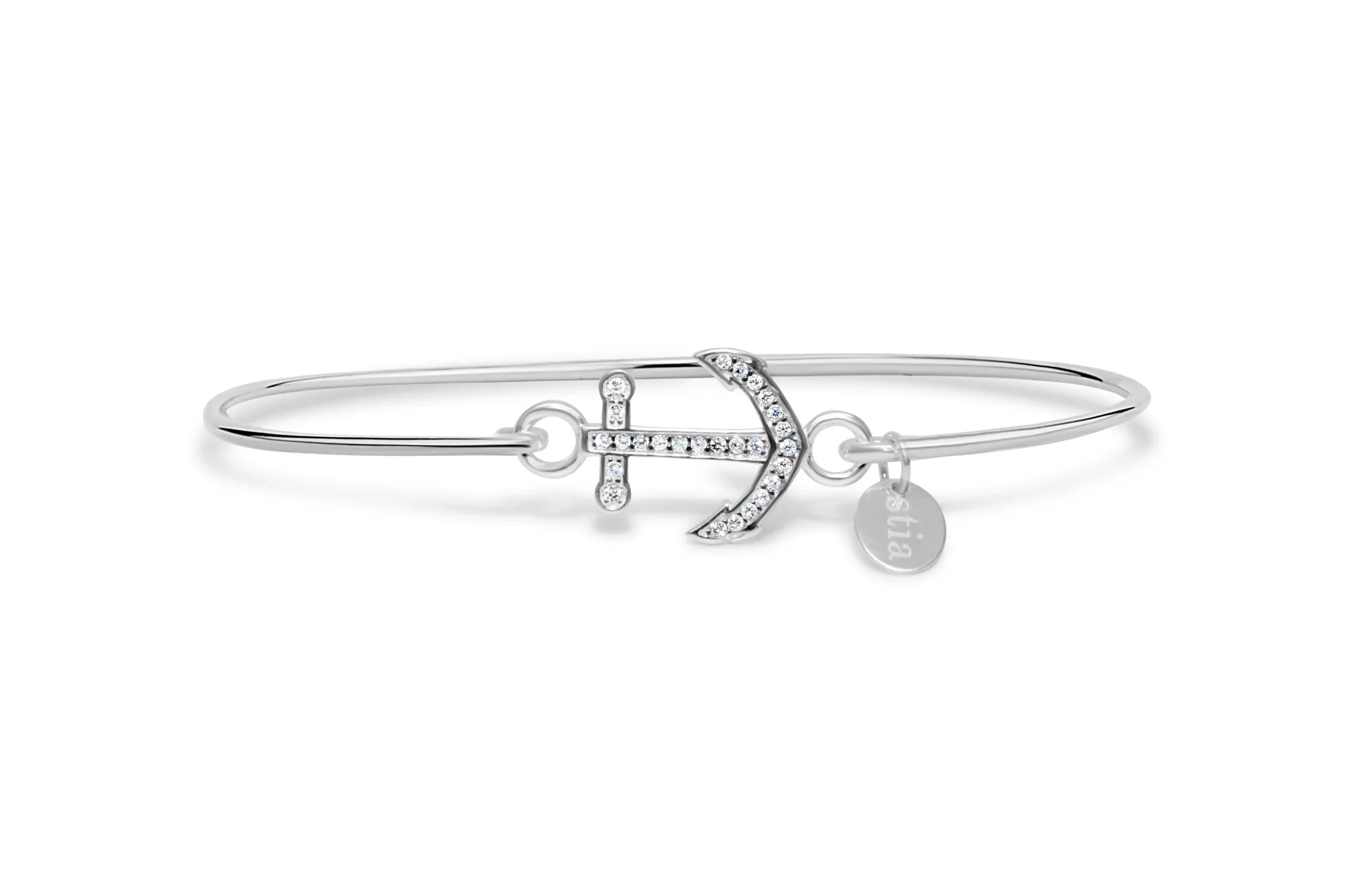 Stia Pavé Icon Bracelet Anchor - Juli's Wearable Art