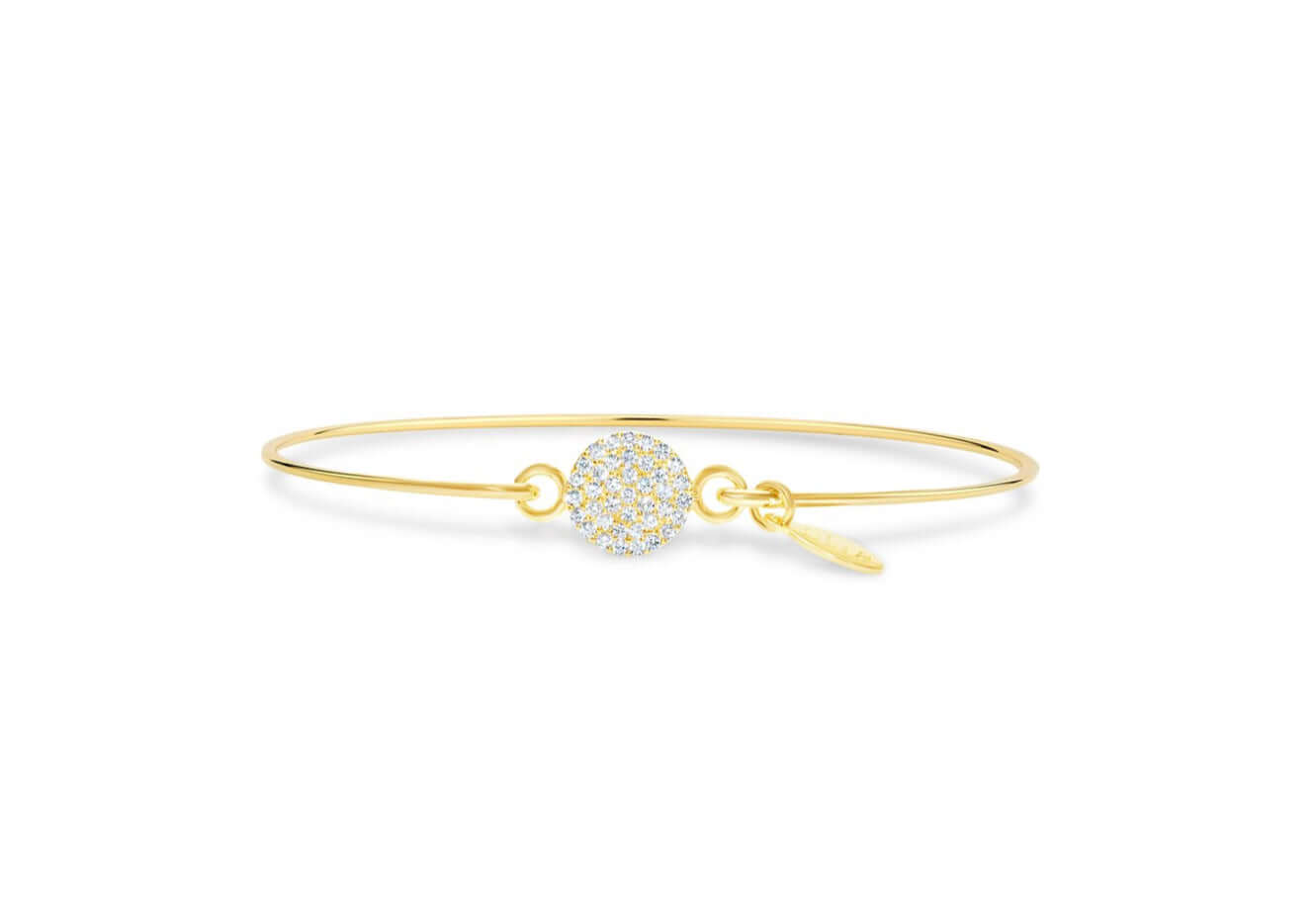 Stia Pavé Icon Bracelet Disk - Juli's Wearable Art