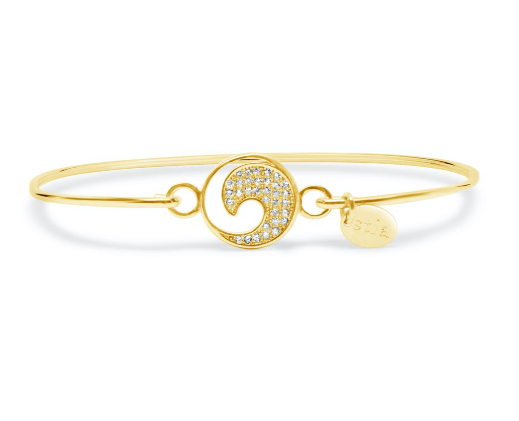 Stia Pavé Icon Bracelet Wave - Juli's Wearable Art