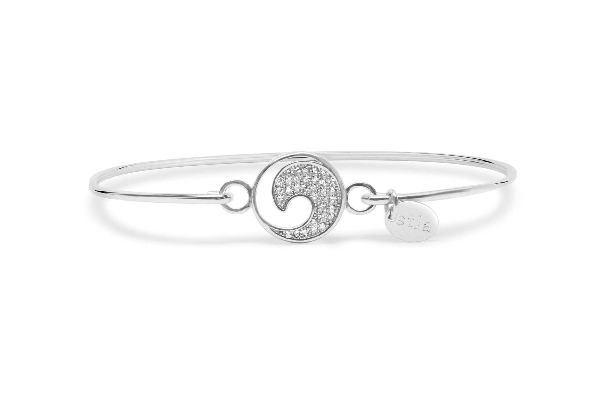 Stia Pavé Icon Bracelet Wave