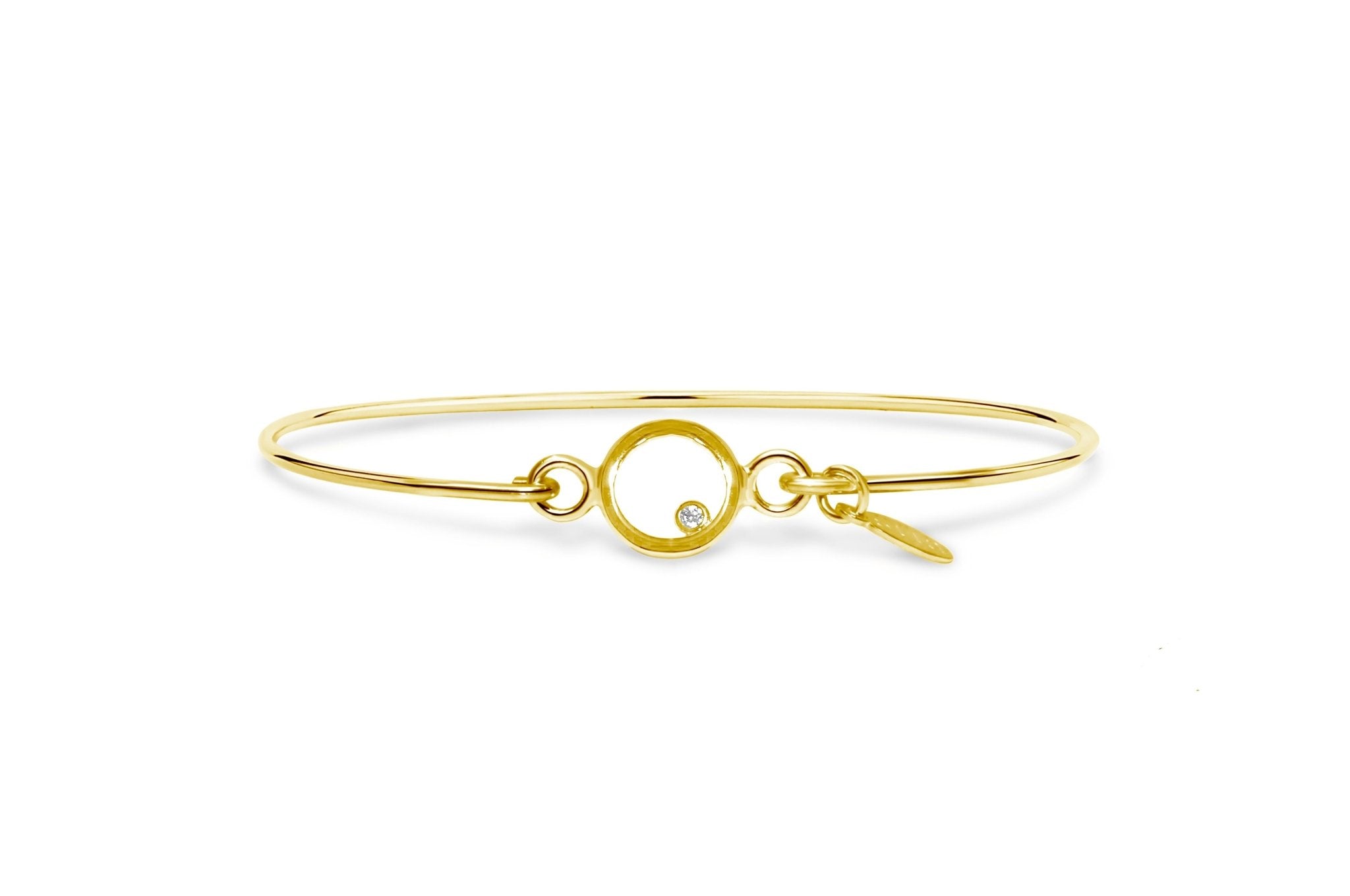 Stia Solo Solitaire Pave Bracelet - Juli's Wearable Art