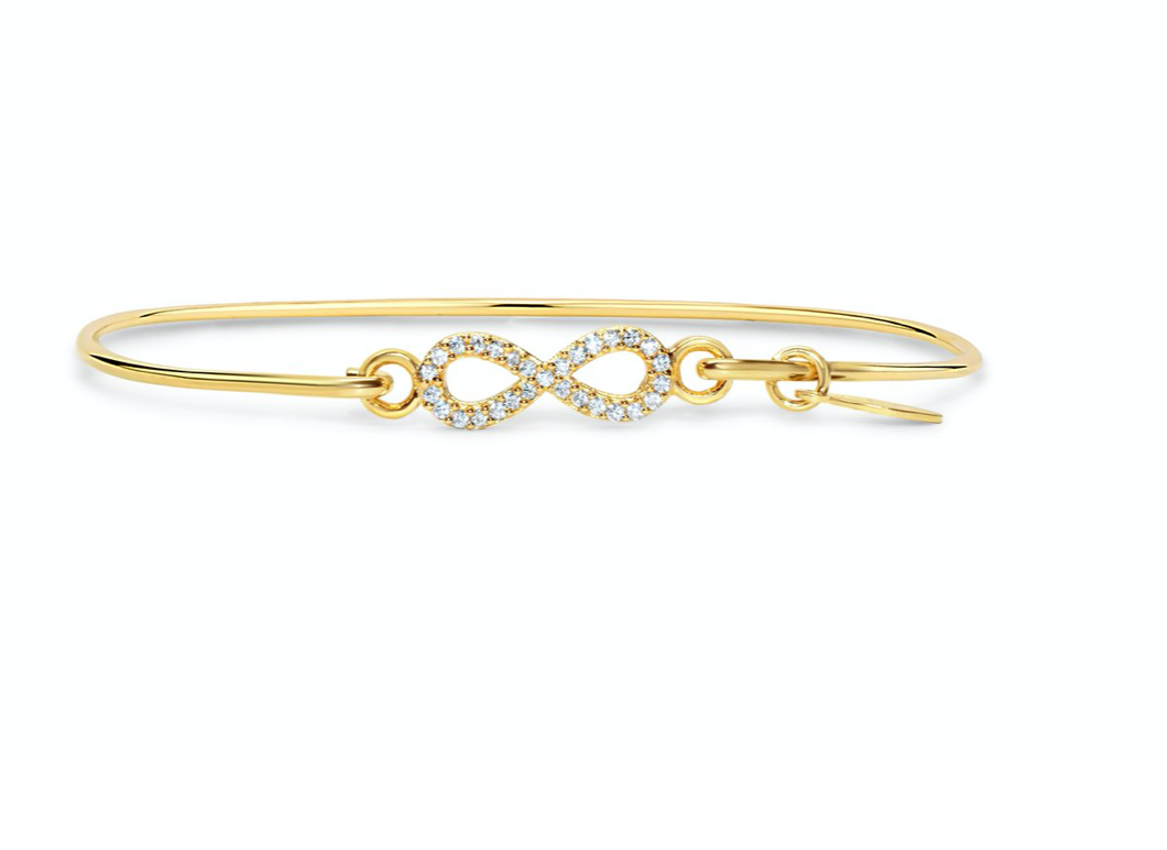Stia Pavé Icon Bracelet Infinity Gold