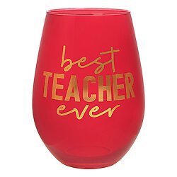 Jumbo Wine Glass-Best Teacher Ever