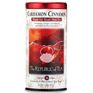 The Republic of Tea Cardamom Cinnamon Warm the Heart Herb Tea