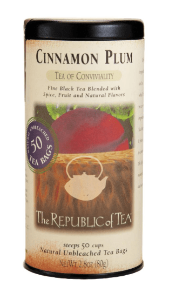 The Republic of Tea Cinnamon Plum Black Tea - Juli's Wearable Art