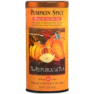 The Republic of Tea Pumpkin Spice Black Tea (50 Tea Bags)