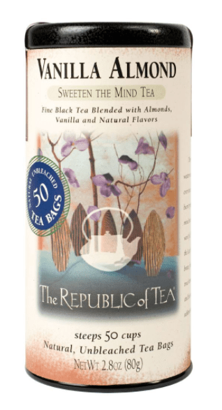 The Republic of Tea Vanilla Almond Black Tea Bags - Juli's Wearable Art