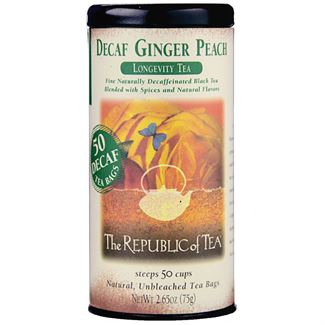 The Republic of Tea - Decaf Ginger Peach Black