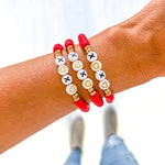 Valentine Word Heishi Bracelets - Juli's Wearable Art