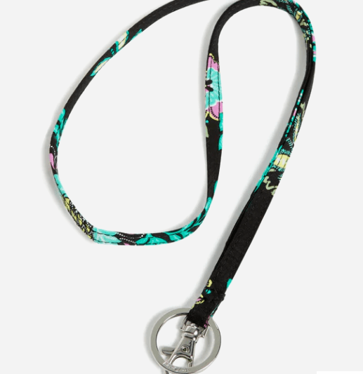 Vera Bradley Lanyard in Recycled Cotton - Island Garden