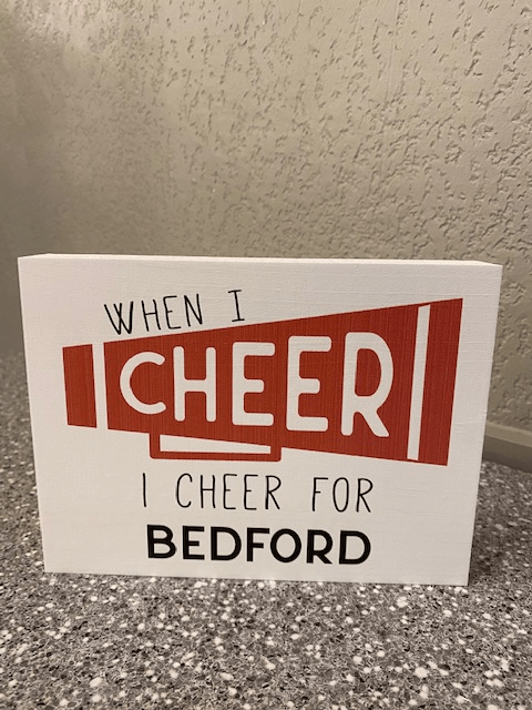 When I Cheer - Local Bedford County Schools - Juli's Wearable Art