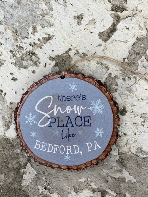 Wooden Round Bedford Ornaments